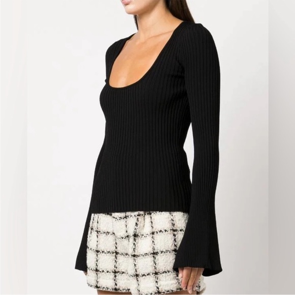 NWT. Anine Bing black scarlet sweater - Picture 2 of 6